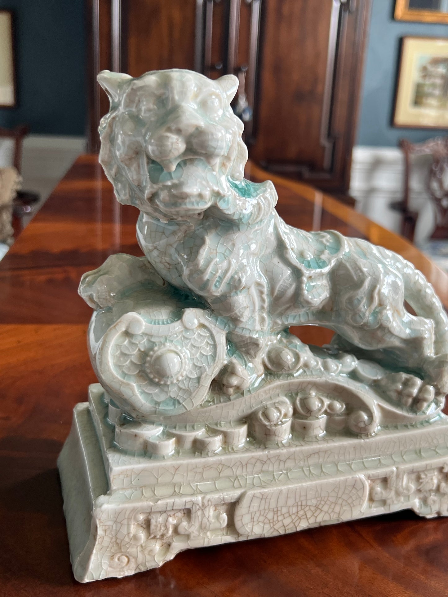 Celadon Tiger Guardian