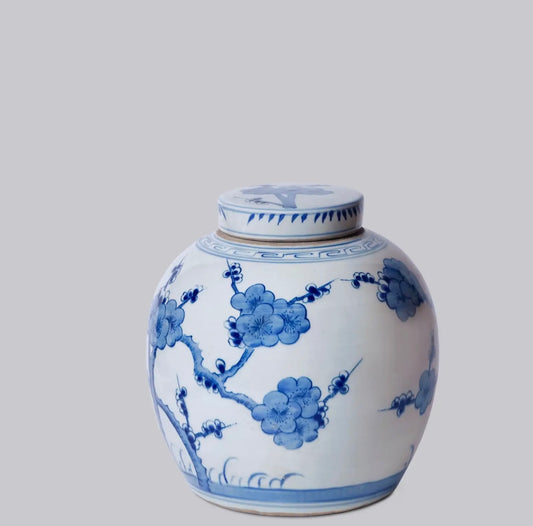 Heritage Cherry Blossom Temple Jar