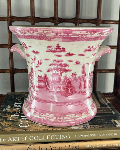Pink Pagoda Garden Cachepot