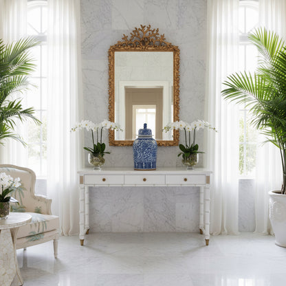 Indigo Garden Temple Jar