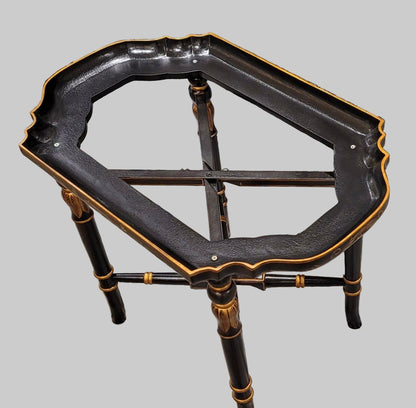Conservatory Blue Willow Tray Table