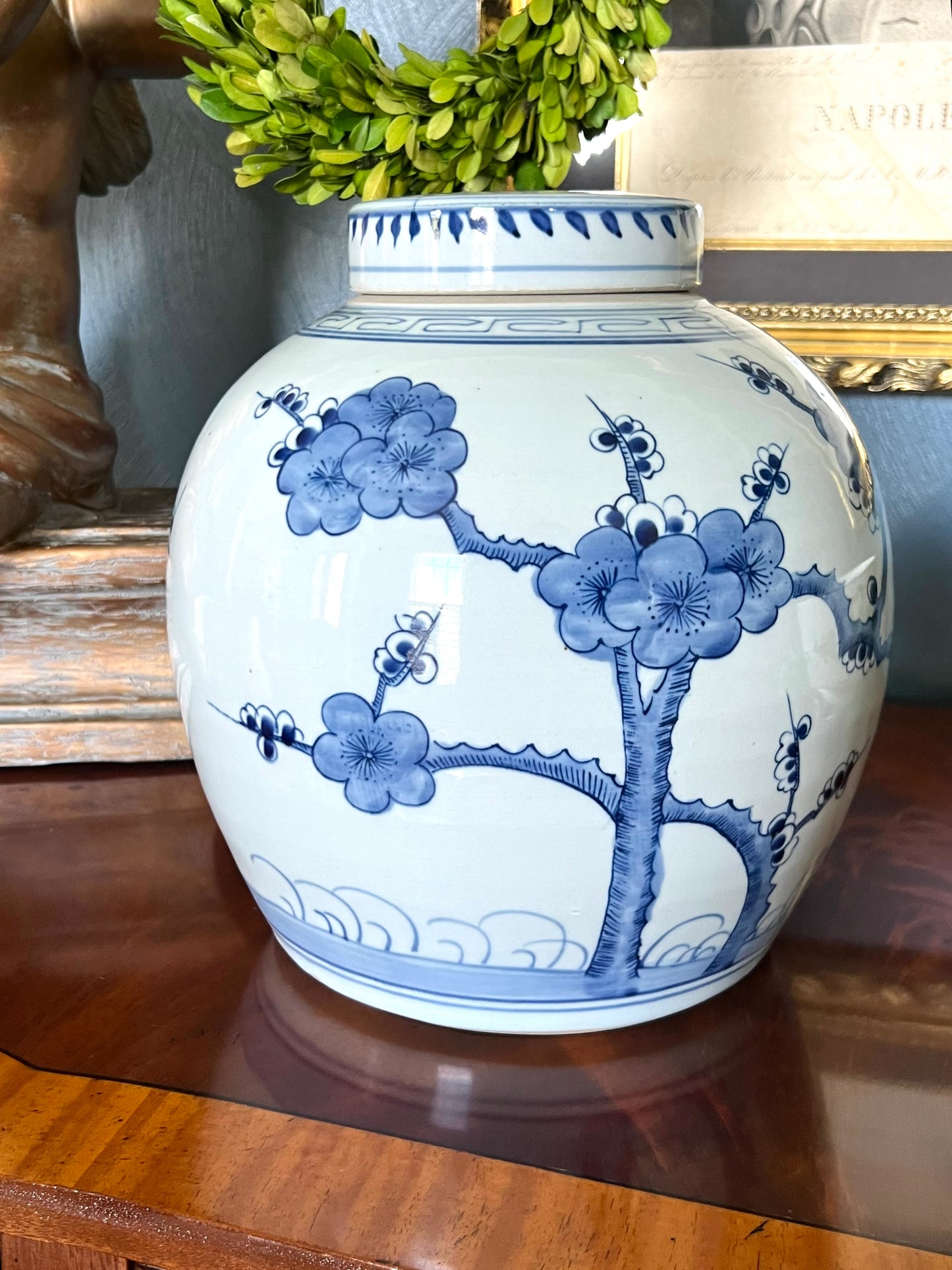 Heritage Cherry Blossom Temple Jar