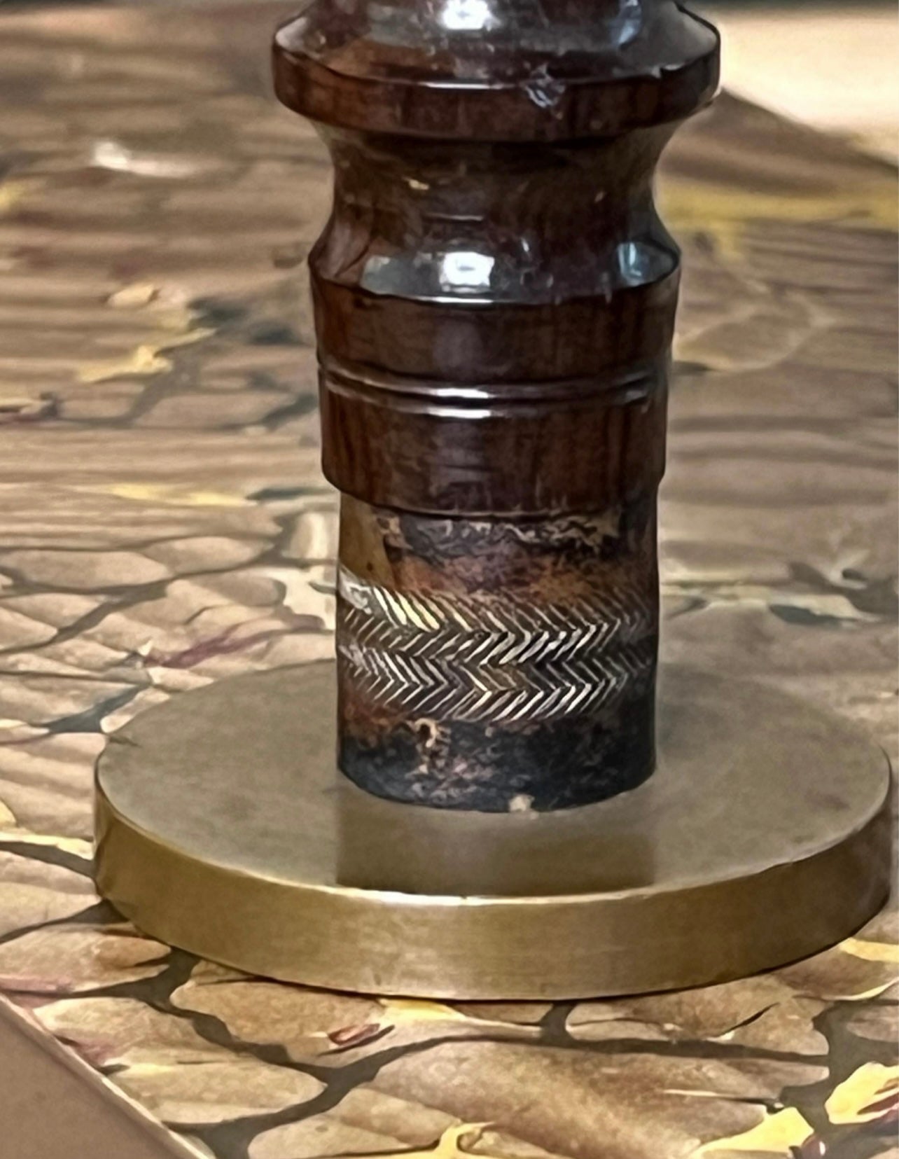 Antique Brass Wax Seal Stamper – Southern Pine Co. of Georgia, Dated 1895