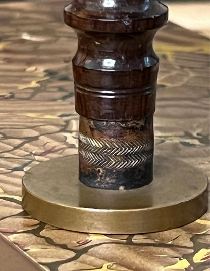 Antique Brass Wax Seal Stamper – Southern Pine Co. of Georgia, Dated 1895
