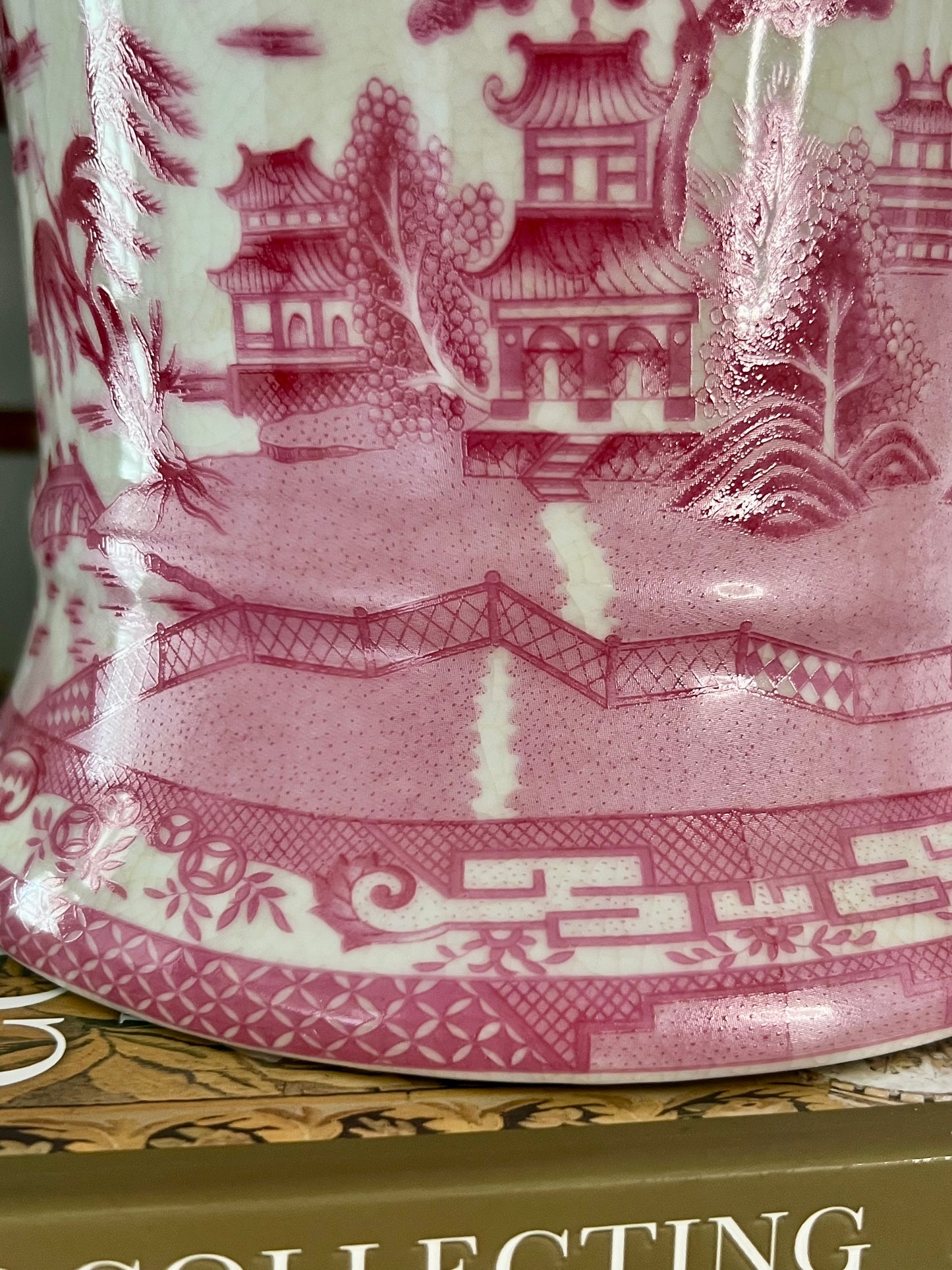 Pink Pagoda Garden Cachepot