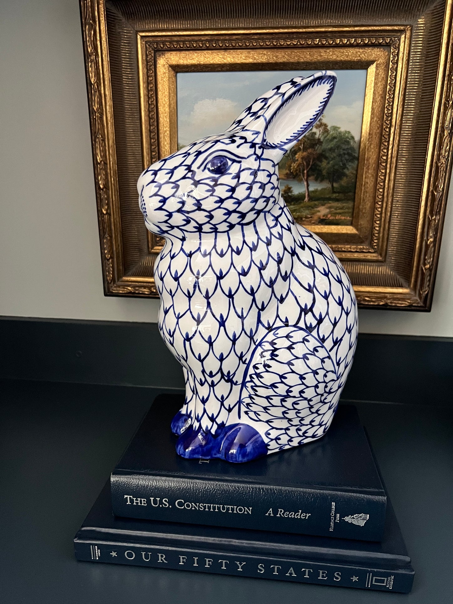 The Blue & White Rabbit