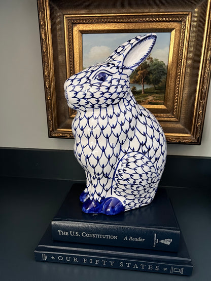 The Blue & White Rabbit