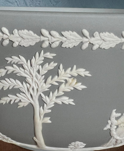 Rare Gray Color Wedgwood Jasperware Bowl