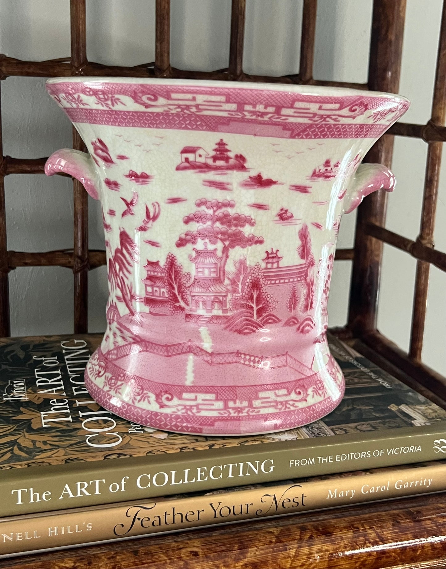 Pink Pagoda Garden Cachepot