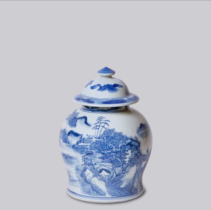 Blue Horizon Ginger Jar