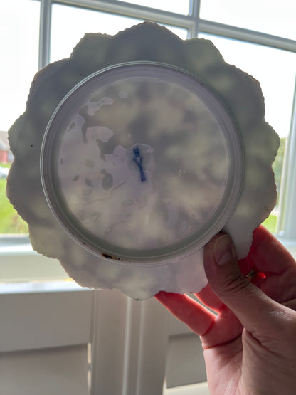 Antique German Porcelain Cabinet Plate Attributed to Gebrüder Schoenau