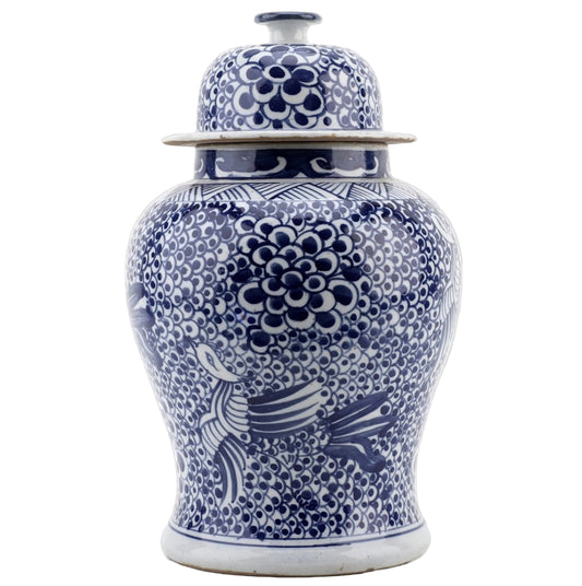 Phoenix Court Temple Jar 14” Tall