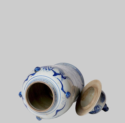 Serenity Landscape Temple Jar