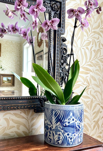 Under the Sea Chinoiserie Planter