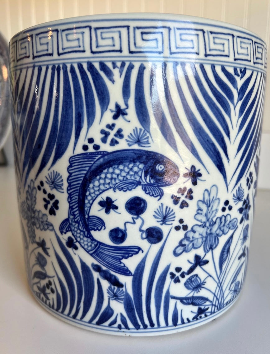 Under the Sea Chinoiserie Planter