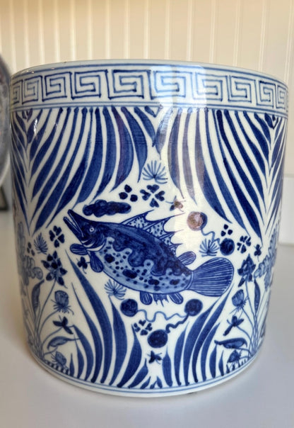 Under the Sea Chinoiserie Planter