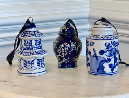 Chinoiserie Treasures Ornament Trio