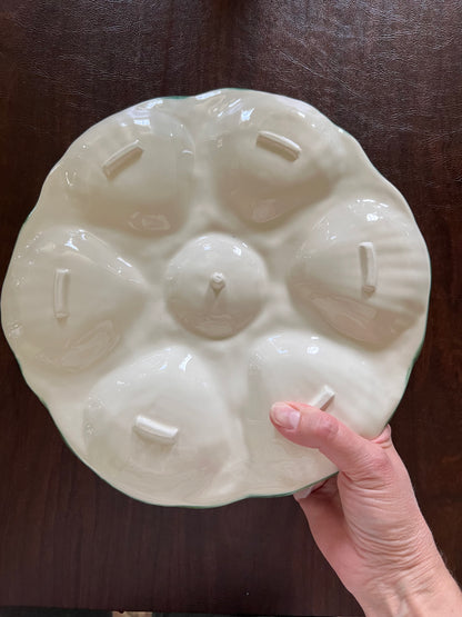 Pink & Green Oyster Plate | Made in Portugal