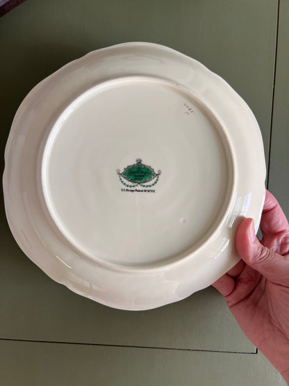 Vintage Rosenthal Fruit Plates Set of 8 | Ivory & Gold