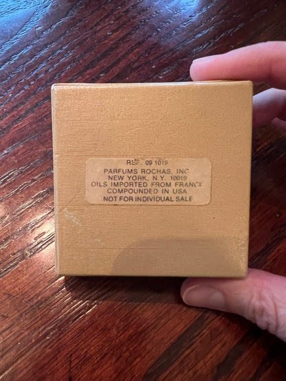 Madame Rochas Perfume Flacon Necklace with Original Box & Pouch