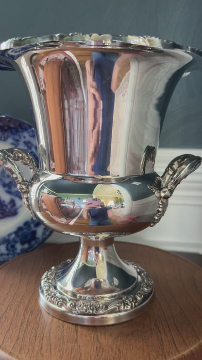 Vintage Poole England Silver-plate Champagne Cooler ECPA 423
